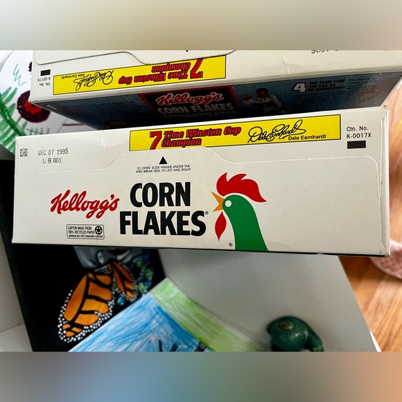 2 SEALED Kellogg’s Comm DALE EARNHARDT 1995 Boxes - Picture 10 of 13